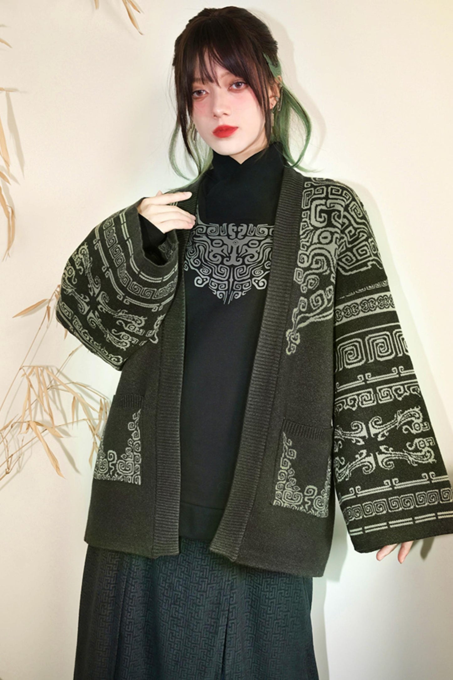 Jacket Retro Style Cardigan 