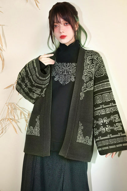 Jacket Retro Style Cardigan 