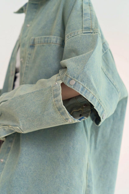 Gravity loose fit denim jacket