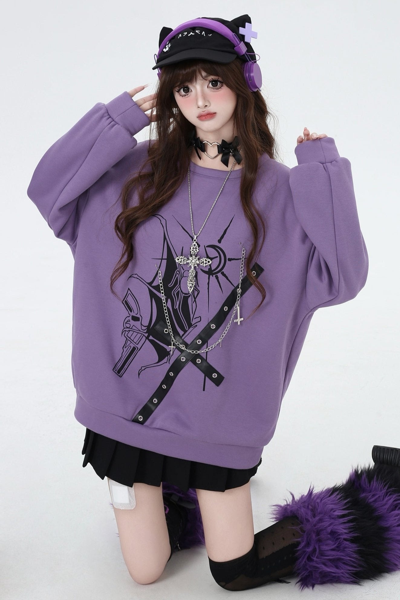 サブカルフリーススウェット