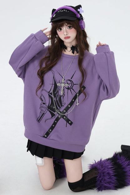 サブカルフリーススウェット