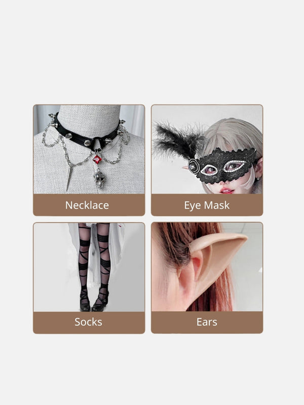 Halloween Witch & Devil Cosplay Set