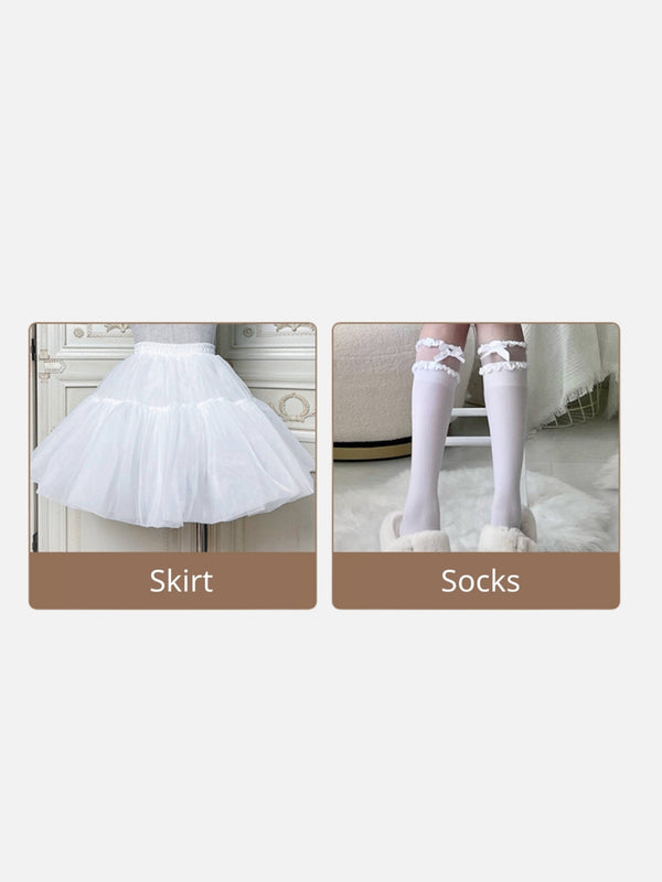 Cute Cat Lolita Maid Dress