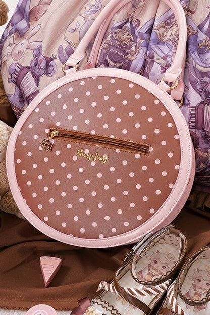[Date limite de précommande : 16 juillet] Sac à main horloge lapin fantasy Alice (avec bandoulière)