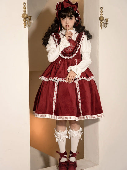 Gothic Doll Velvet Dress