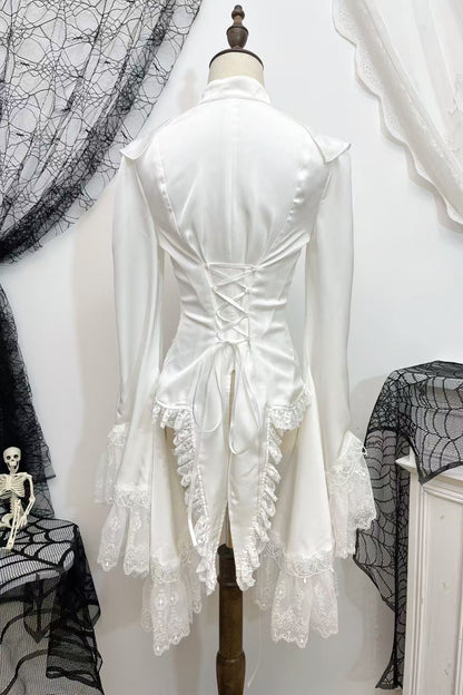 【12月20日予約締切】バタフライシャドースタンドカラーゴシックエレガントプリンスシャツ