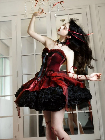 【1月24日予約締切】エレガントゴシックローズドールドレスセットA/B