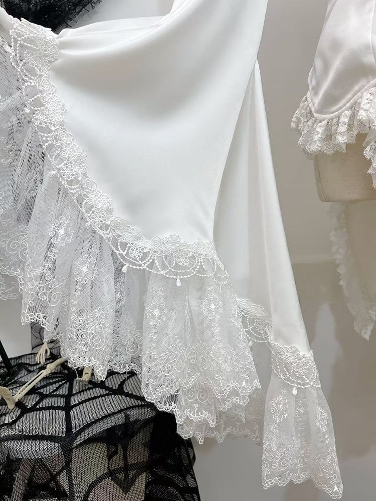 【12月20日予約締切】バタフライシャドースタンドカラーゴシックエレガントプリンスシャツ