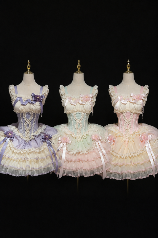 Sugar Ballerina Doll Jumper Skirt + Top