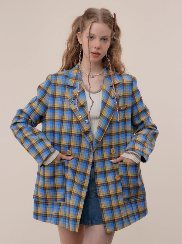 アメリカンオーバービックチェックジャケット