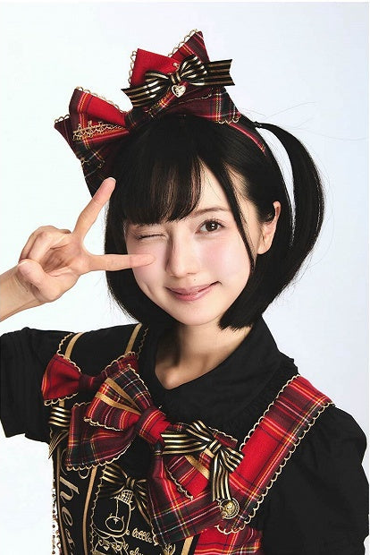[Cierre de reservas el 18 de julio] Sombrero y diadema con lazo de la serie lolita idol en azul/rojo/verde