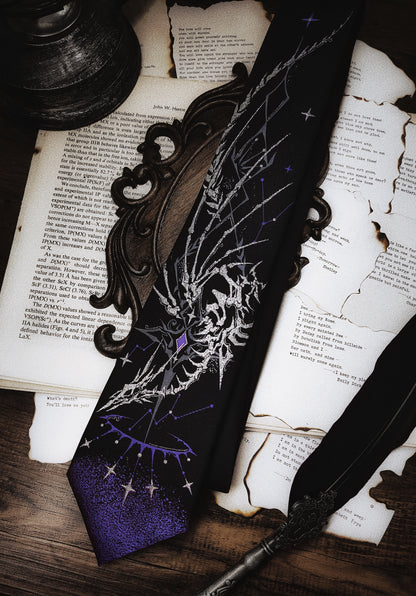 【12月26日予約締切】ギャラクシーボーンミストコアゴシックジャカードネクタイ