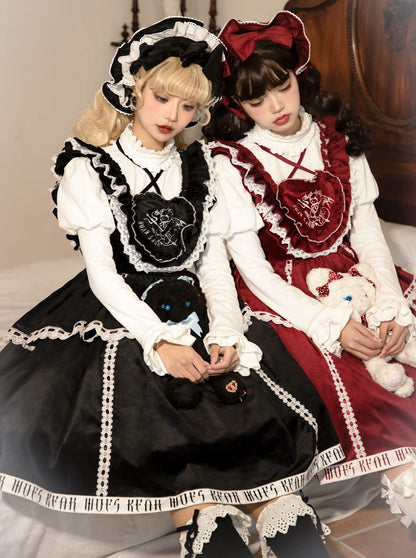 Gothic Doll Velvet Dress