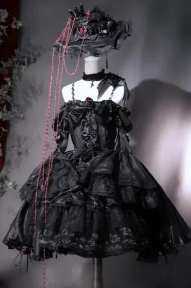 [Reservation deadline: September 18th] Witch Night in Weird Paradise Gothic Cloak + Mini Dress