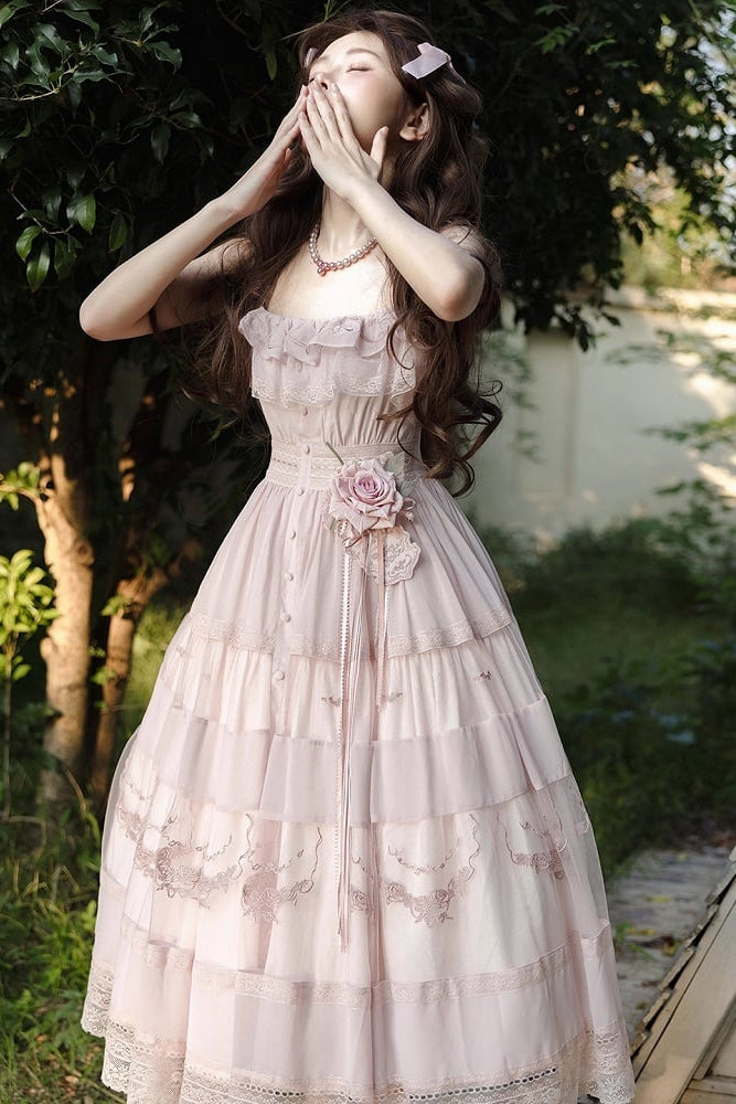 [Vorbestellfrist 22. Juni] Accessoires der Serie mit floraler Stickerei (nur für Käuferinnen des Kleides)