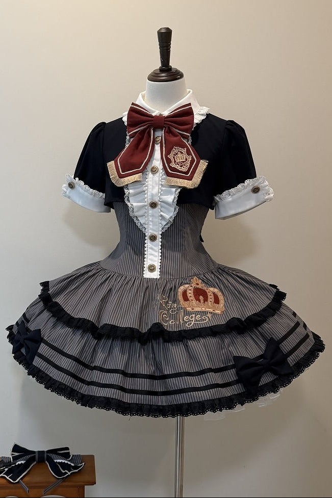 [Pre-order Deadline: March 31] Magical Academy Elegant Crown Embroidery Dress Type A/B