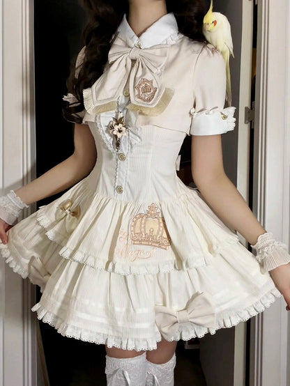 [Pre-order Deadline: March 31] Magical Academy Elegant Crown Embroidery Dress Type A/B