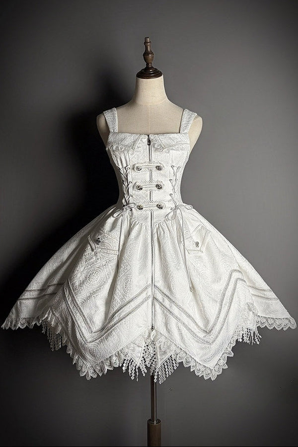 【2月23日予約締切】ドーンブレイカーゴシックジャカードミリタリービスチェサスドレス