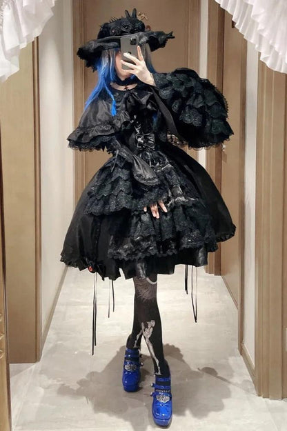 [Reservation deadline: September 18th] Witch Night in Weird Paradise Gothic Cloak + Mini Dress