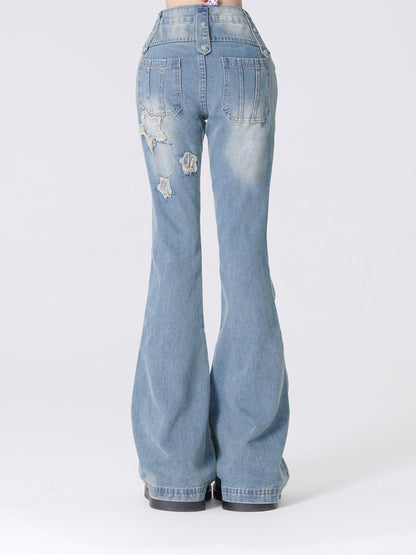 Washed Starflare Jeans