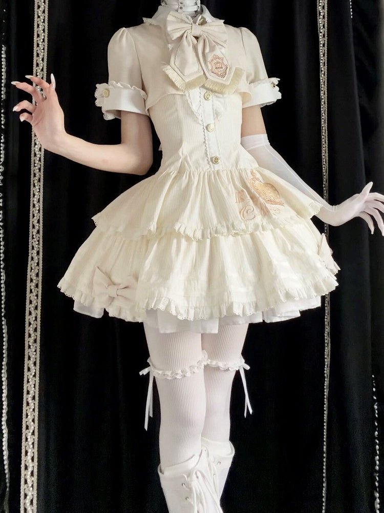 [Pre-order Deadline: March 31] Magical Academy Elegant Crown Embroidery Dress Type A/B