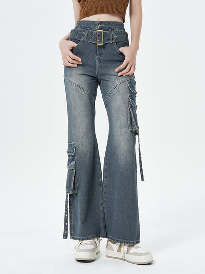 Retro Wash Streuse Pocket Old Jeans