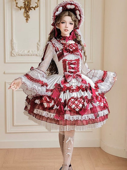 【12月26日予約締切】ピュアスイートローズファンタジーティアードロリータドレス