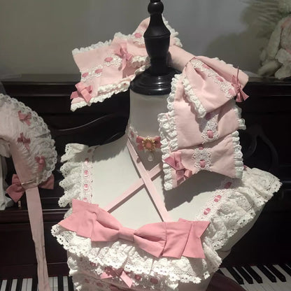 [Pre-order product] Lily's Tea Party Antique Lolita Dress Complete