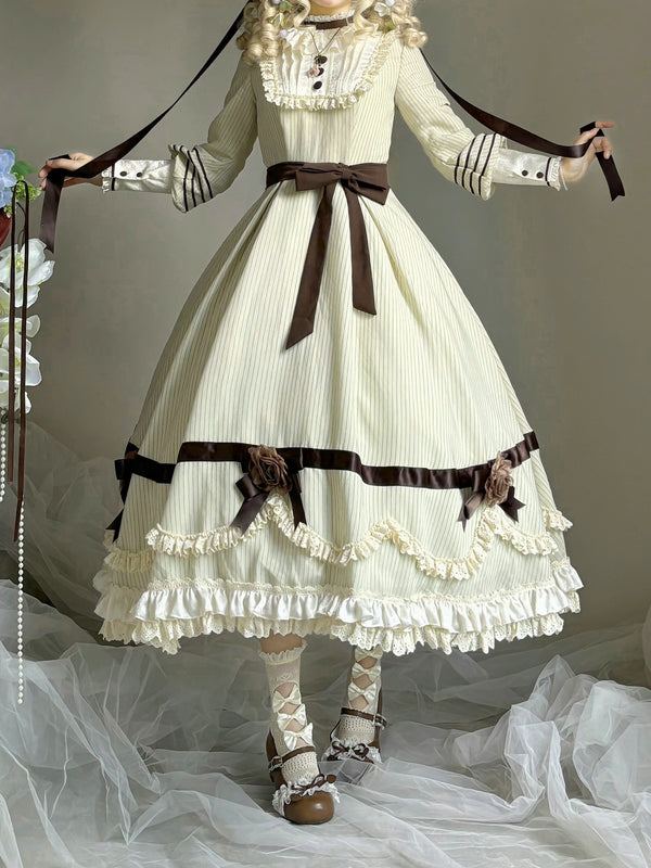 【12月23日予約締切】トワイライトレインフリルカラーロマンティックローズドレス