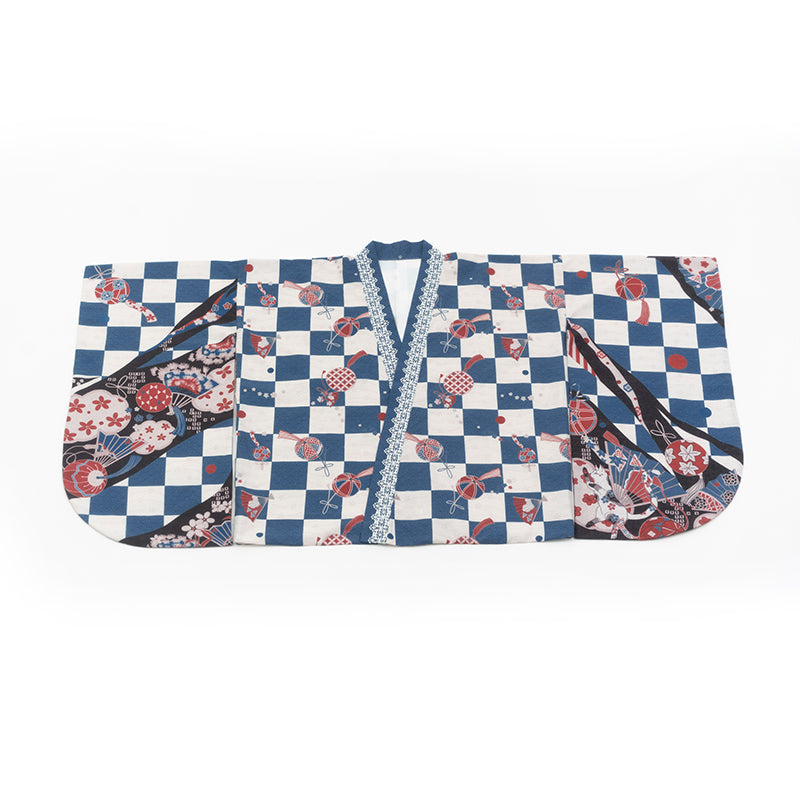 レトロ手毬和装トップス