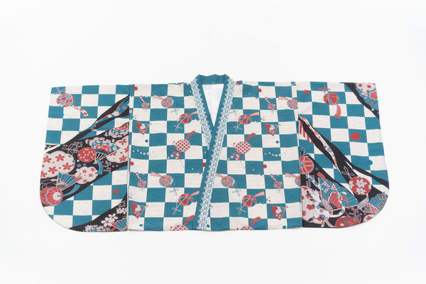 レトロ手毬和装トップス