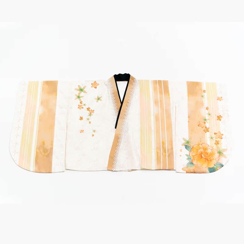 レトロ手毬和装トップス