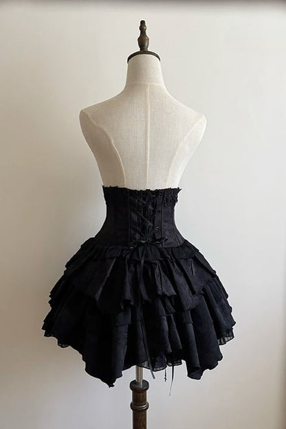 [Deadline for reservations: December 26th] witch's condition Gothic Lolita Off-Shoulder Top + Skirt + Full Set