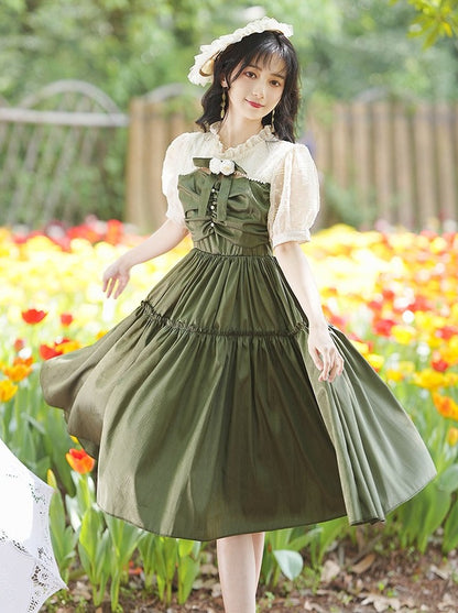 Robe de princesse rétro