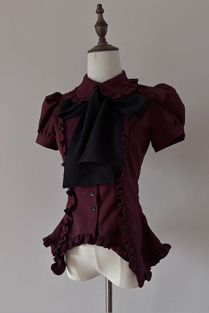 Gothic Lolita Short-Sleeved Shirt