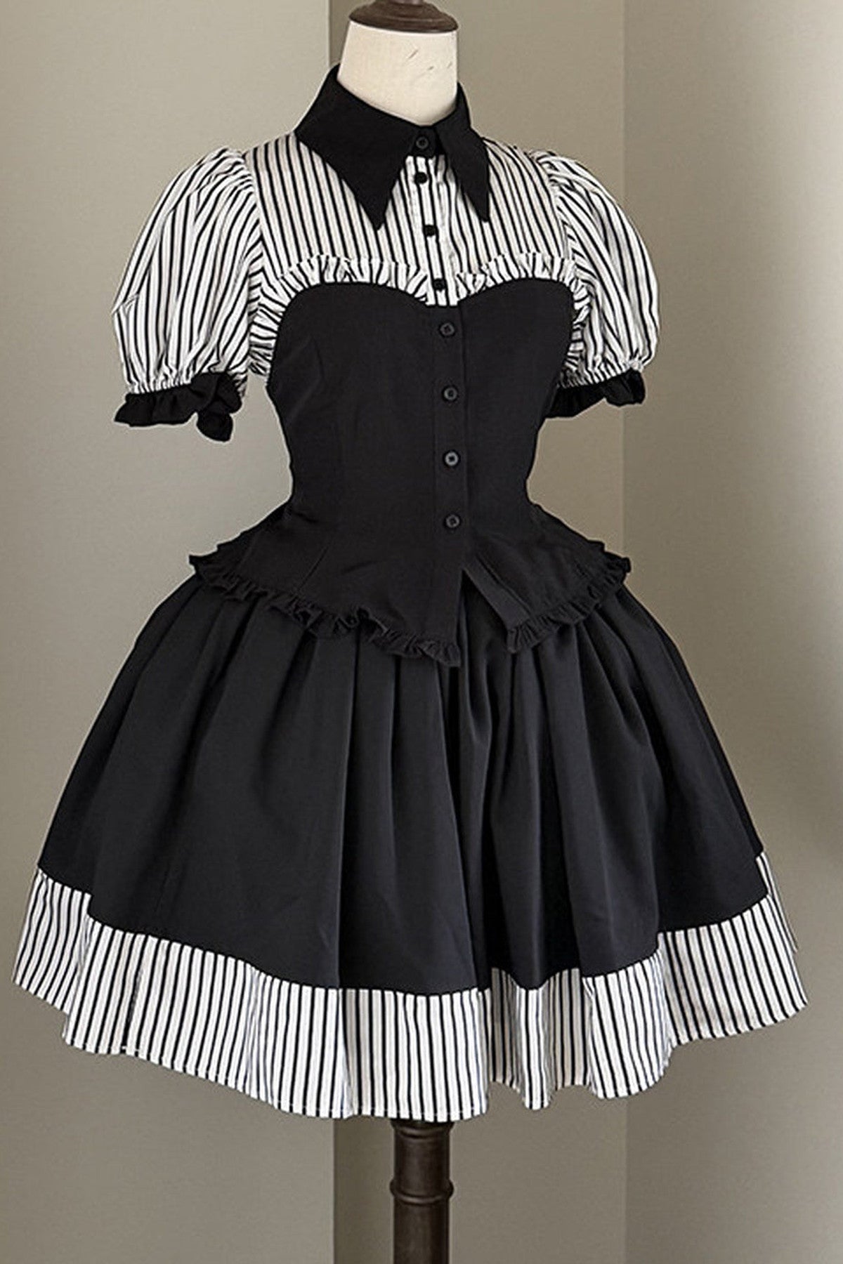 Gothic Style Short Sleeve Shirt
