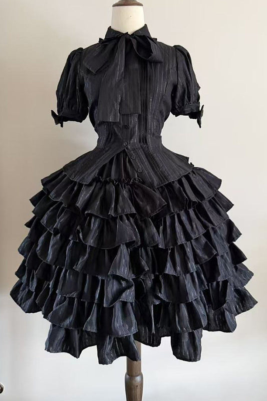 Multi-Layered Ruffle Skirt
