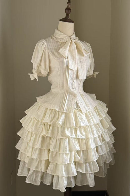 Multi-Layered Ruffle Skirt