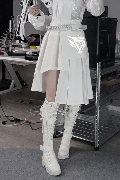 Reflektierender taktischer Faltenrock