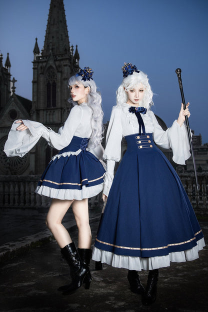 Royal Academy ensemble robe longue et cape