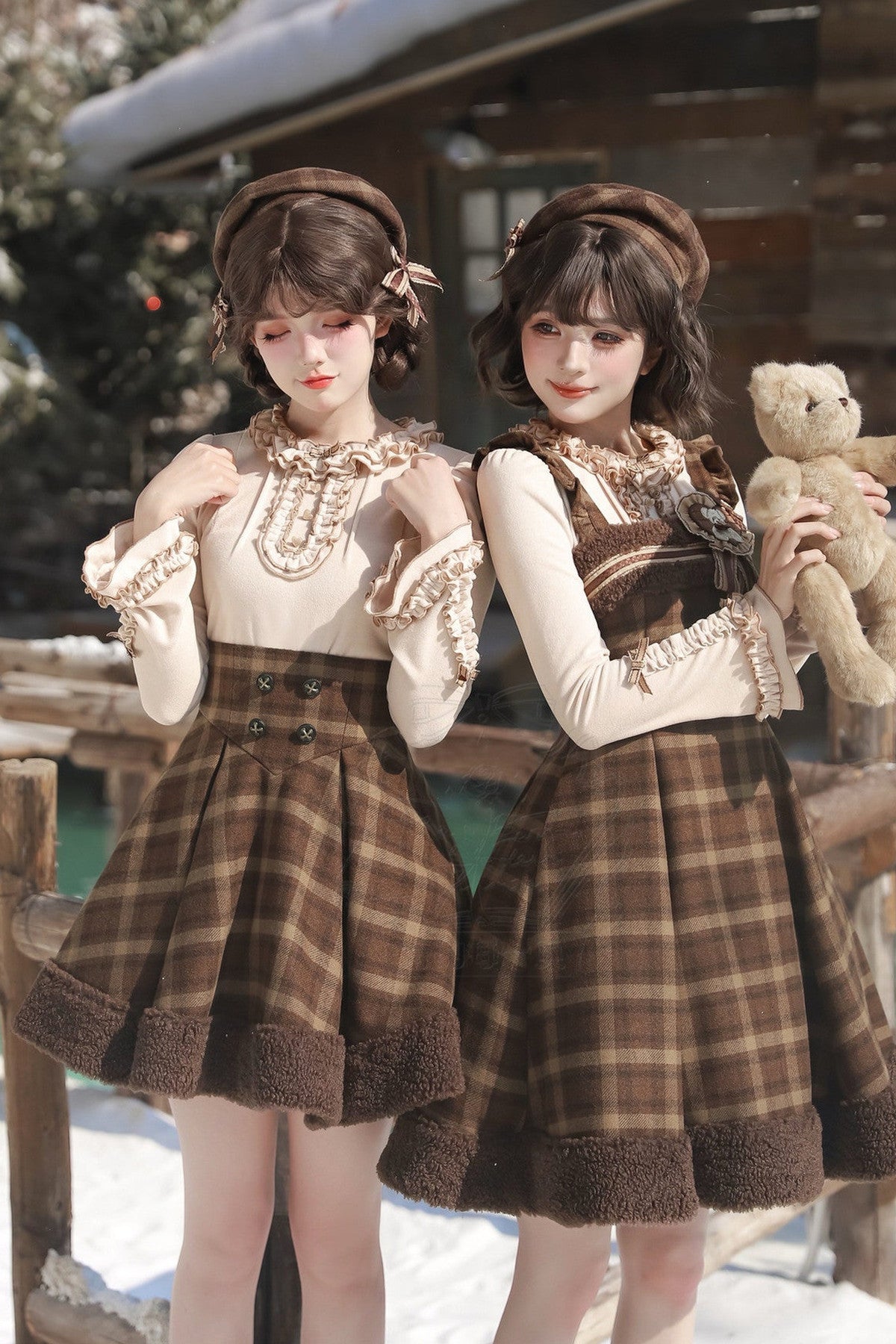 Cape Sweater Dress Skirt Set-Up