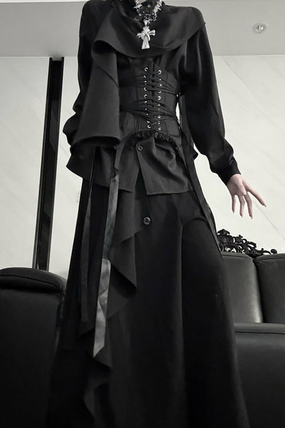 Irregular Spliced Design Shirt
