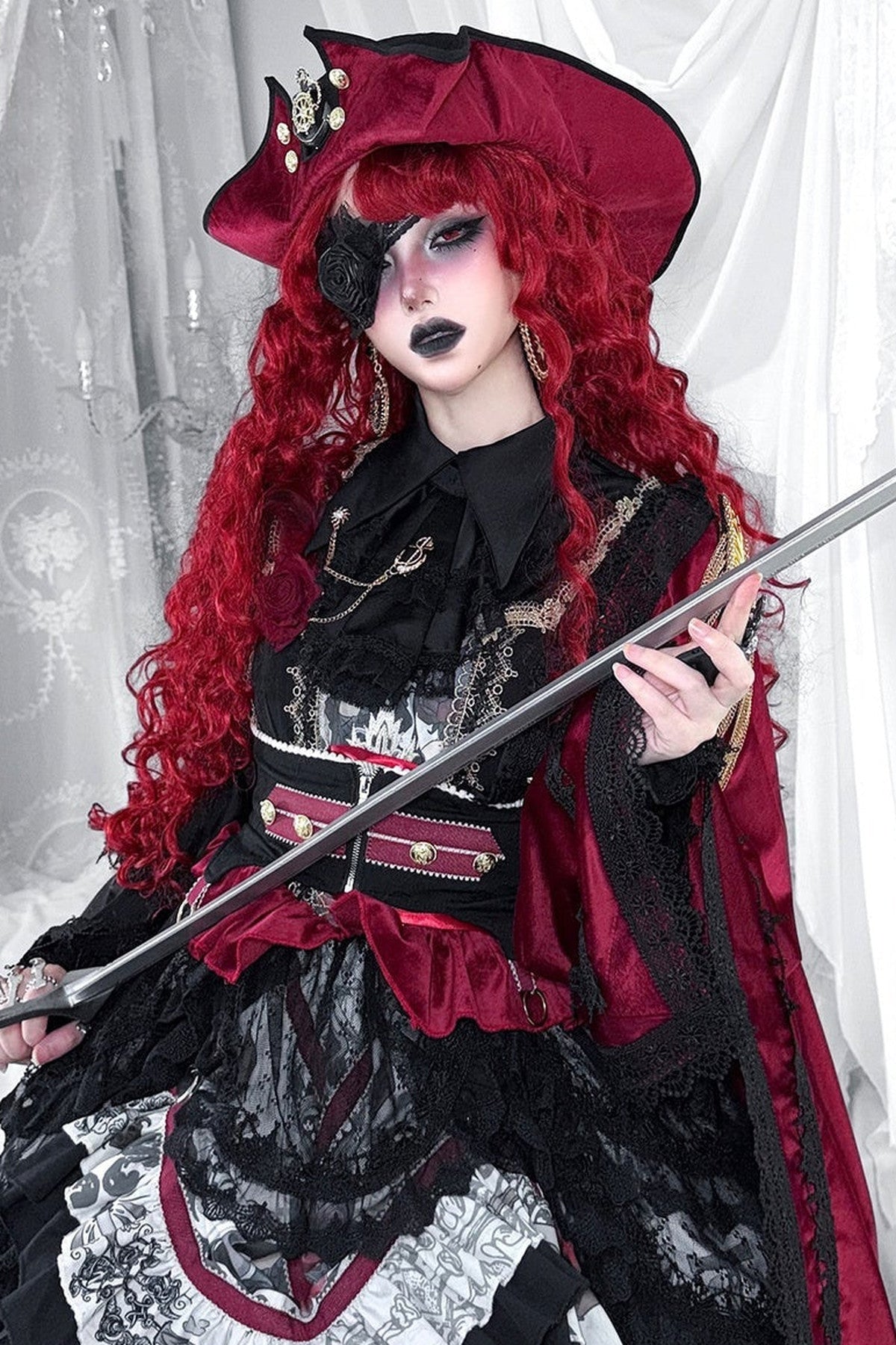 Rose Night Flight Gothic Cape Set