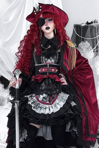 Rose Night Flight Gothic Cape Set