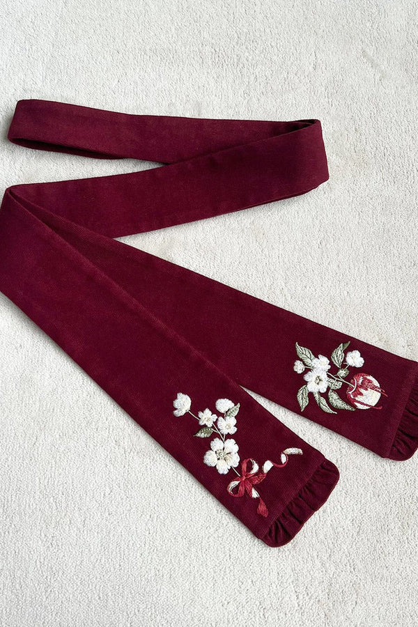 Embroidered Large Swing Dress