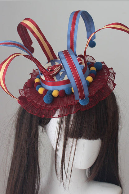 Lolita-Haaraccessoire: Clownhut zur Eröffnung