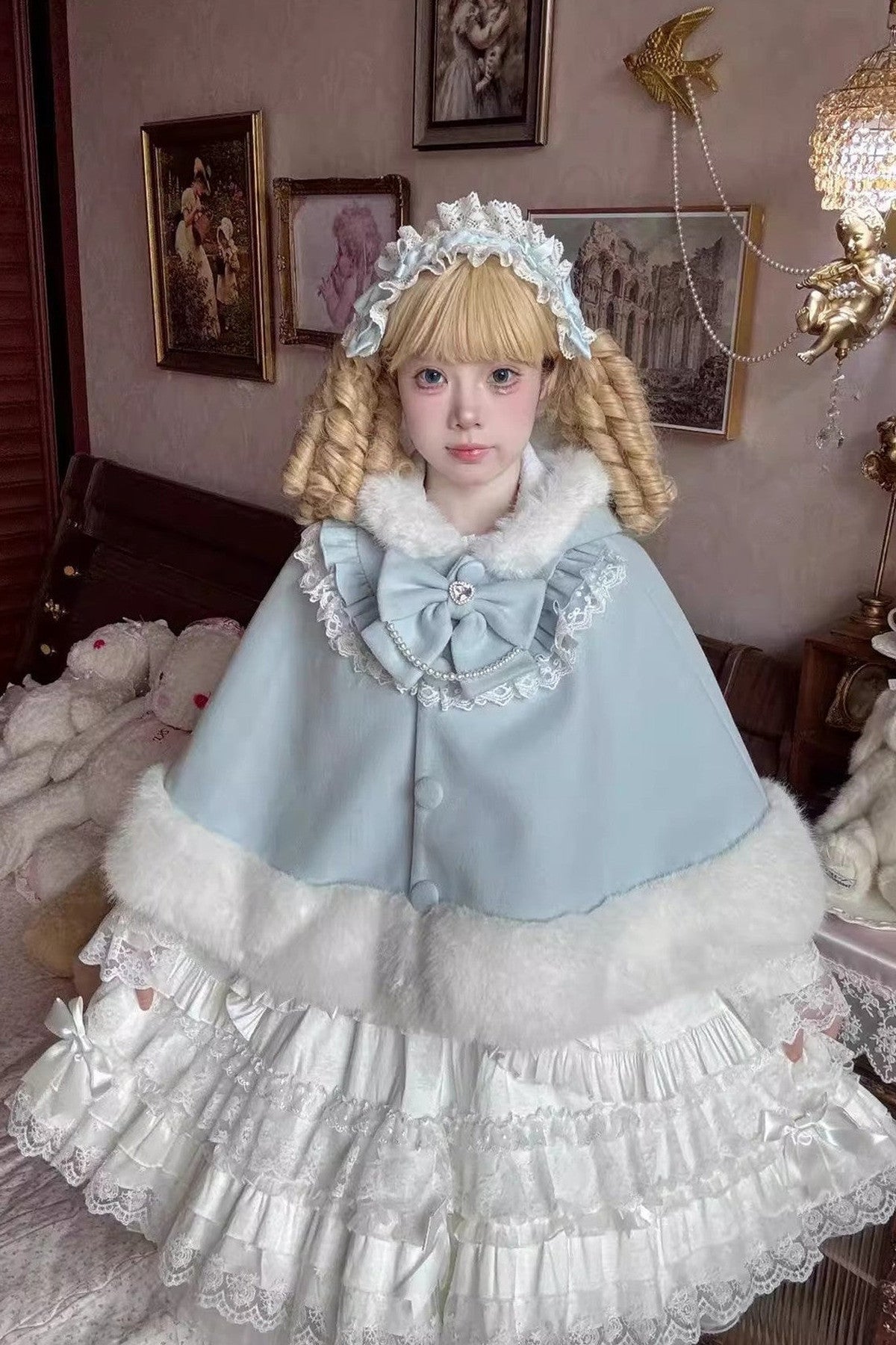 Cat Ear Bow Lolita Cape