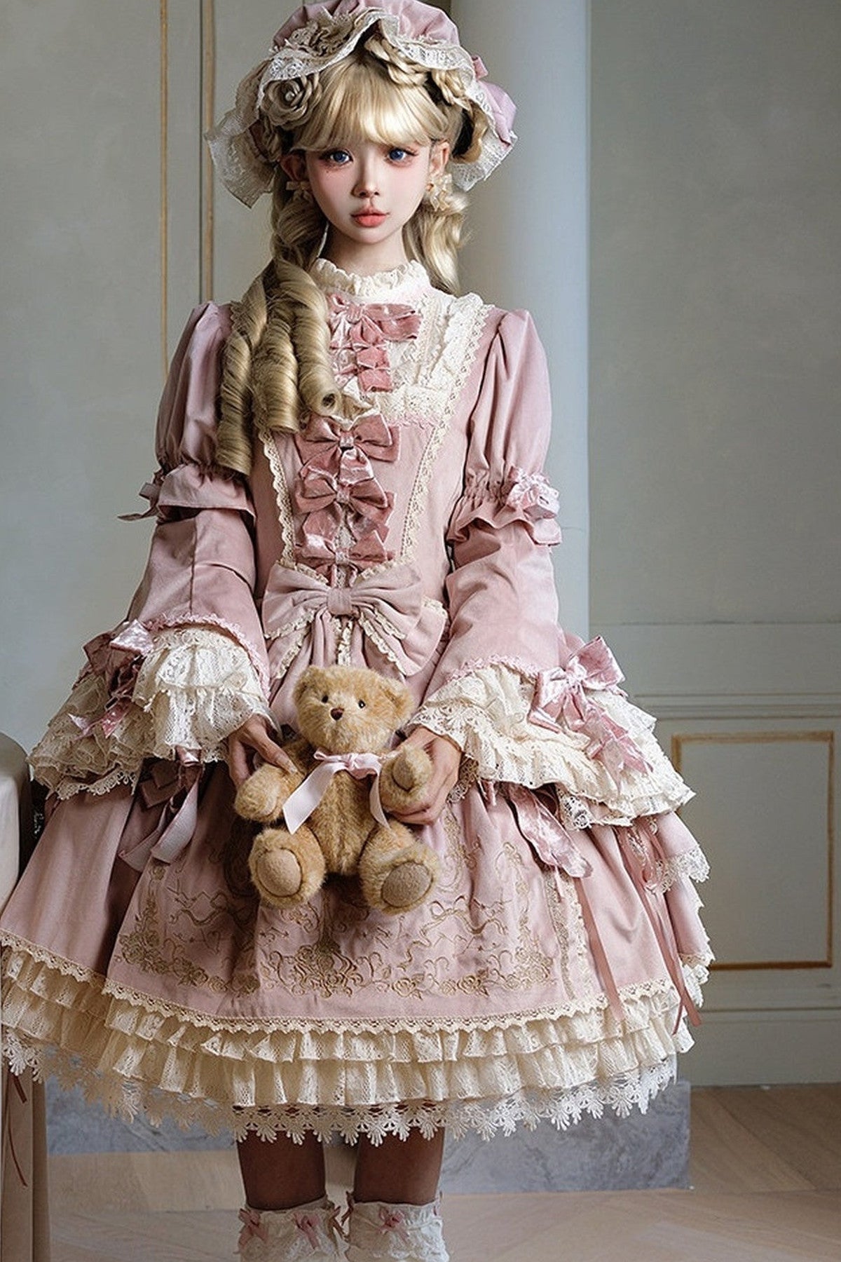 Completo da abito Lolita Thorn Rose
