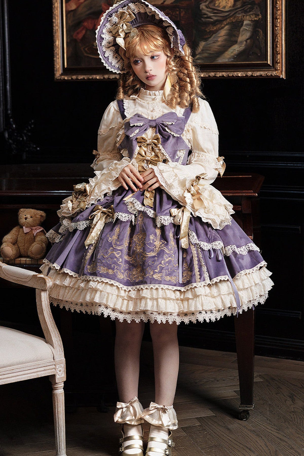 Completo da abito Lolita Thorn Rose
