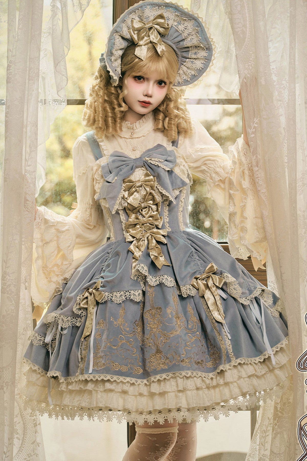 Completo da abito Lolita Thorn Rose
